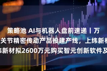 策略池 AI与机器人盘前速递丨万里扬已为机器人关节精密传动产品投建产线，上纬新材拟2600万元购买智元创新软件及代码使用权！
